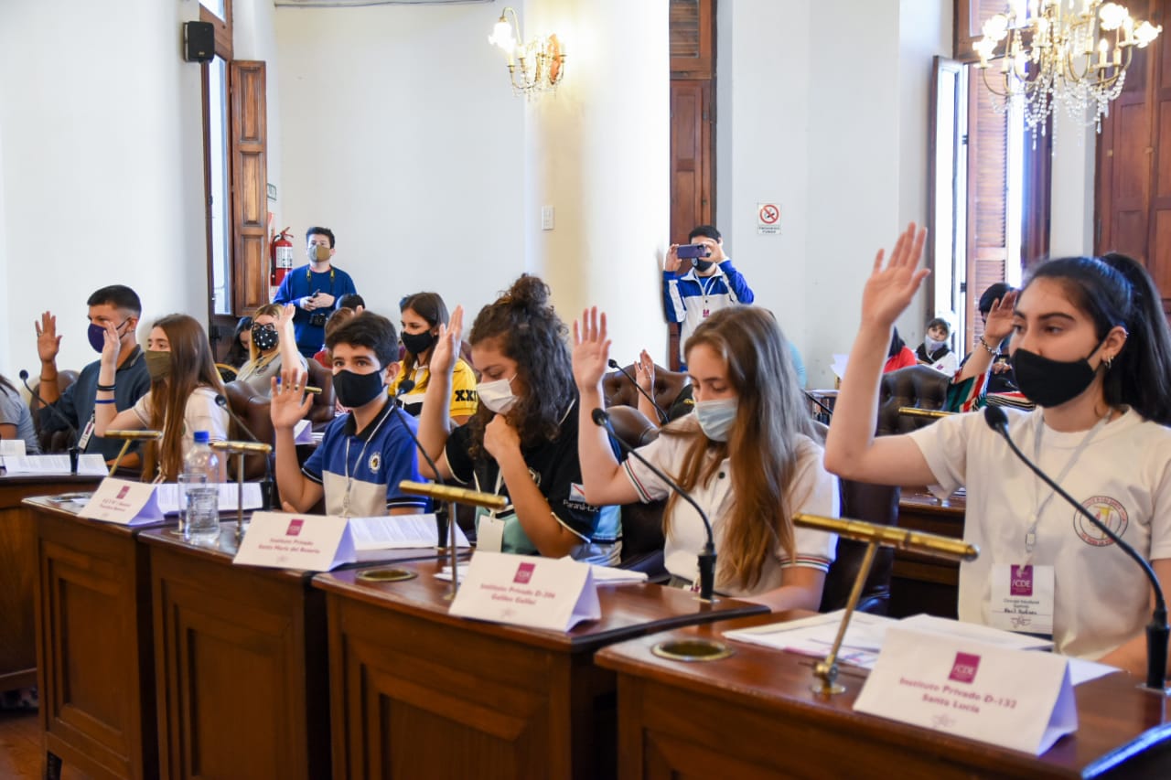 El Concejo Deliberante Estudiantil de Paraná presentará su edición 2022