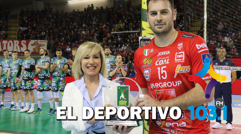 Luciano De Cecco se consagró tricampeón en la Súper Liga de Italia Luciano De Cecco se consagró tricampeón en la Súper Liga de Italia