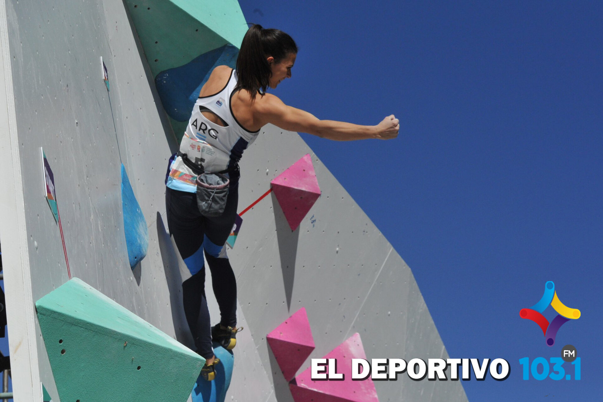 Zoe García Molina fue plata en Escalada Zoe García Molina fue plata en Escalada