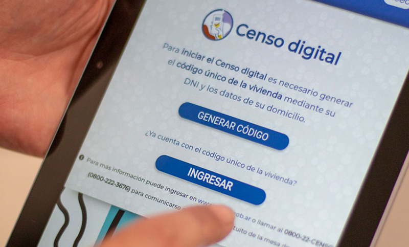 El 40% de los hogares ya está censado digitalmente