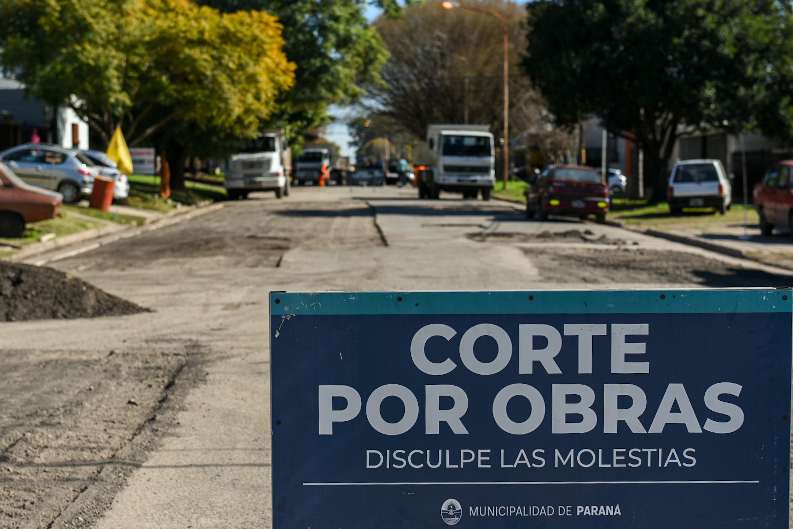 Desde este martes habrá restricción vehicular en media calzada de Gobernador Parera Desde este martes habrá restricción vehicular en media calzada de Gobernador Parera