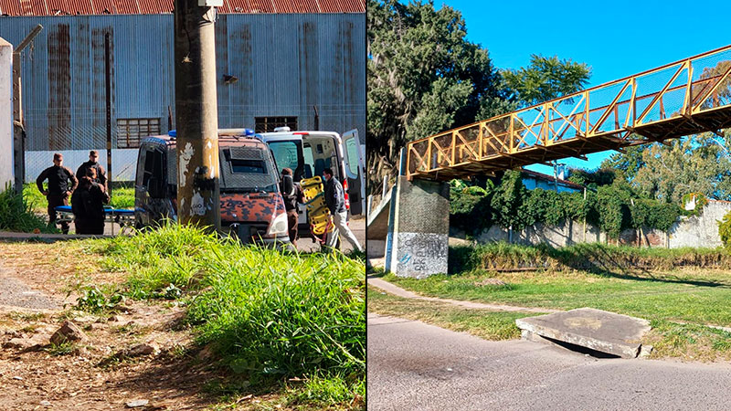 Dos adolescentes huyeron de un hogar del Copnaf y se tiraron de un puente