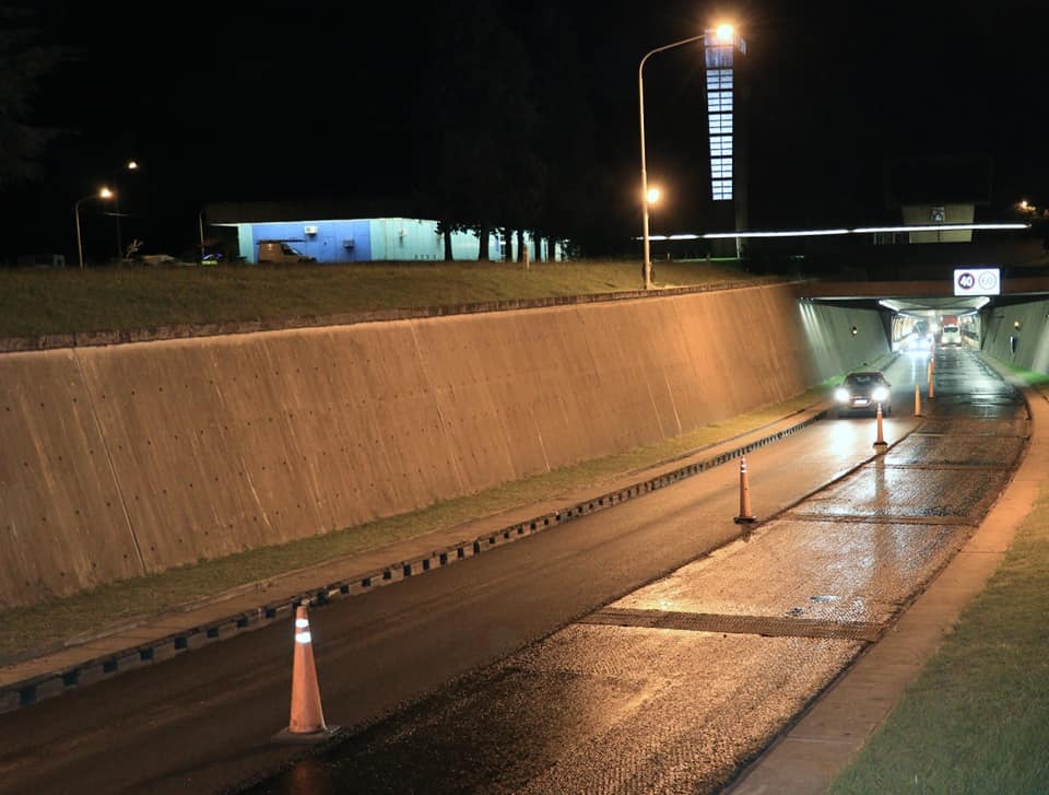 Por tareas de bacheo, el Túnel operará con tránsito alternado Por tareas de bacheo, el Túnel operará con tránsito alternado