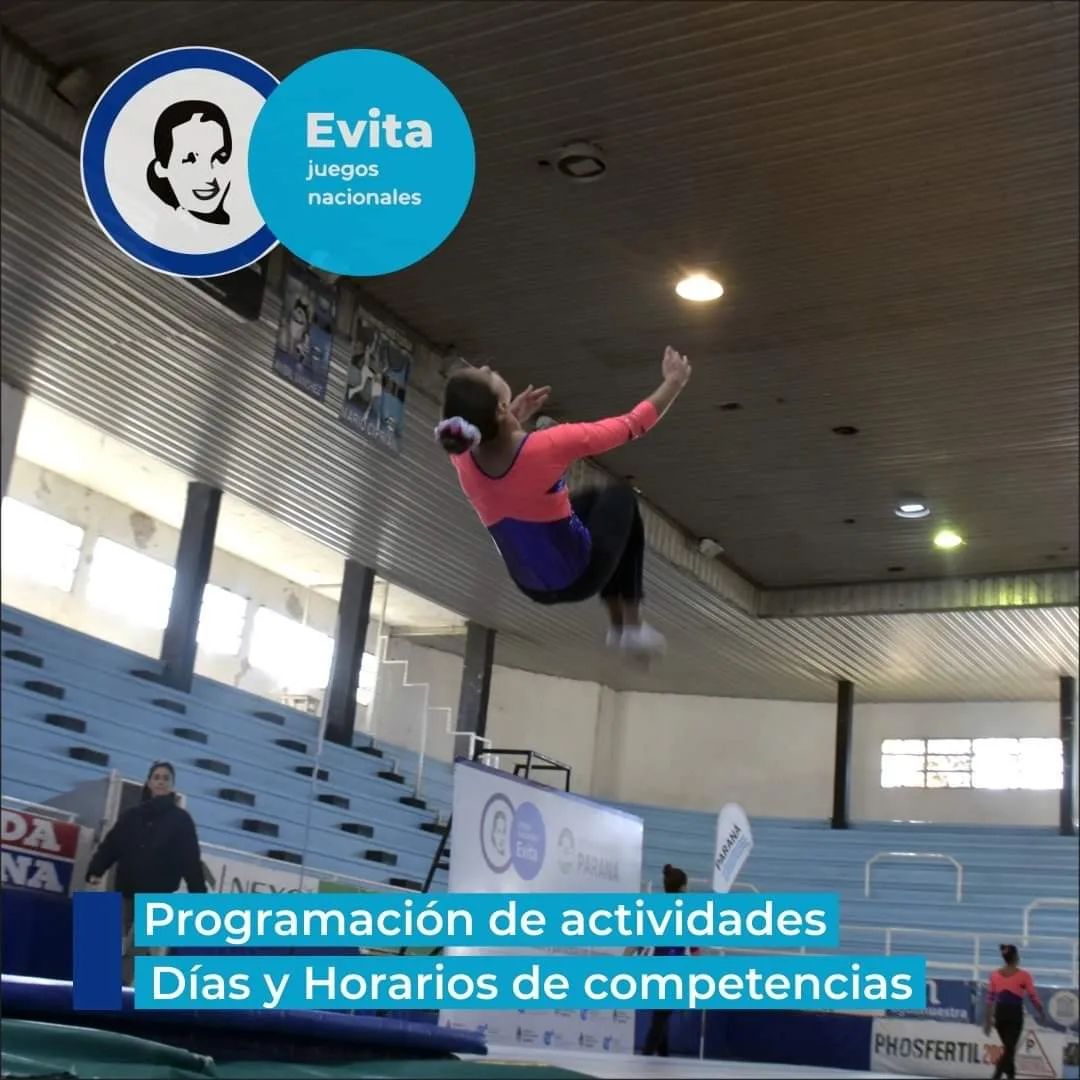 Hay programación de los Juegos Evita Hay programación de los Juegos Evita