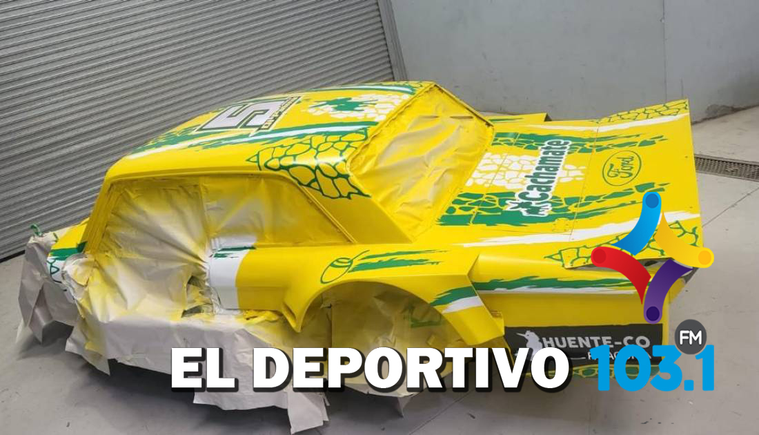 Ya salió de pintura el Ford que utilizará Di Palma
