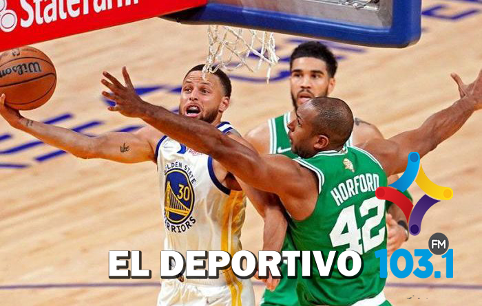 Golden State le ganó con personalidad a Boston y empató la serie final de la NBA