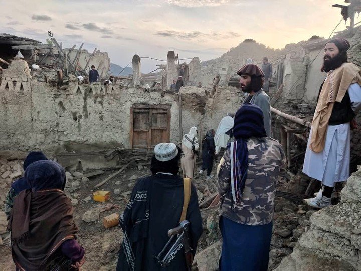 Decenas de casas desaparecieron. Foto: AP