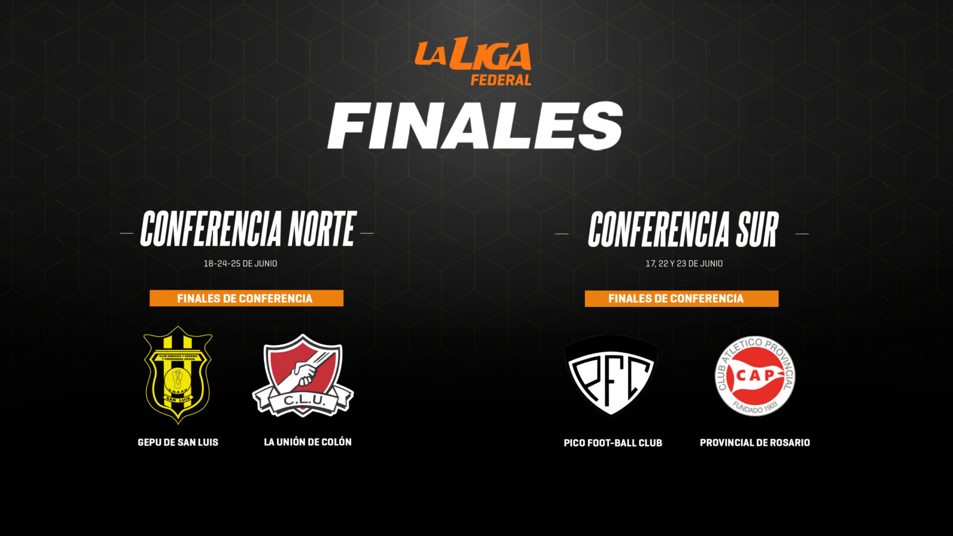 Recta final en La Liga Federal: se vienen las Finales de Conferencia Recta final en La Liga Federal: se vienen las Finales de Conferencia