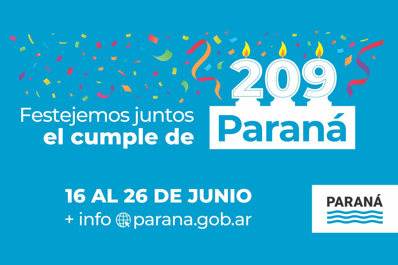Los Palmeras cerrarán la semana de festejos por el cumpleaños 209 de Paraná
