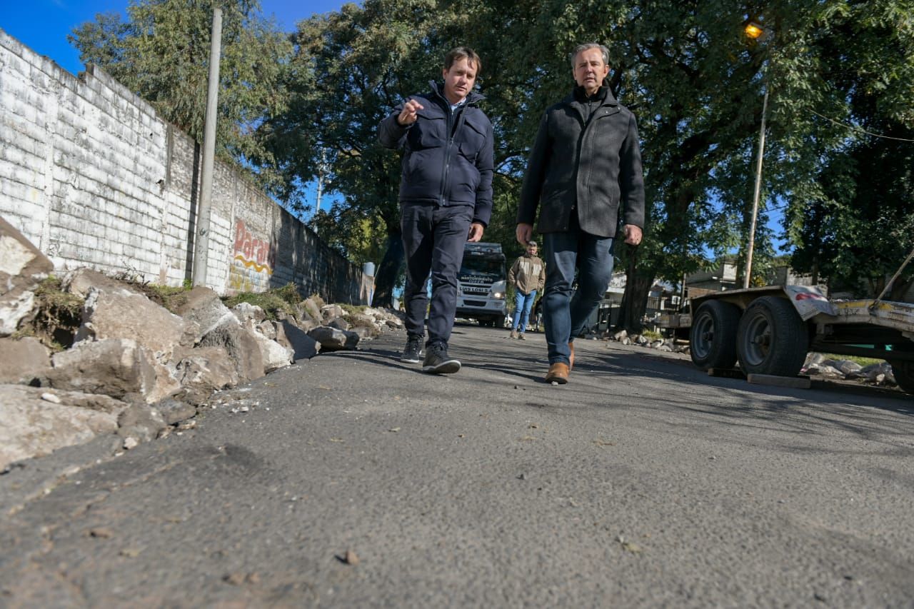 Mejoran calle Burmeister en barrio La Floresta