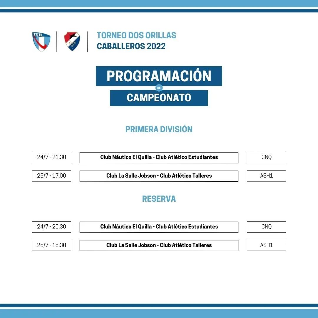 Ya está la programación del Dos Orillas