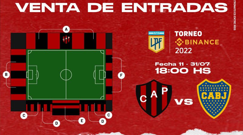 Comenzó la venta online de populares para el partido Patronato – Boca