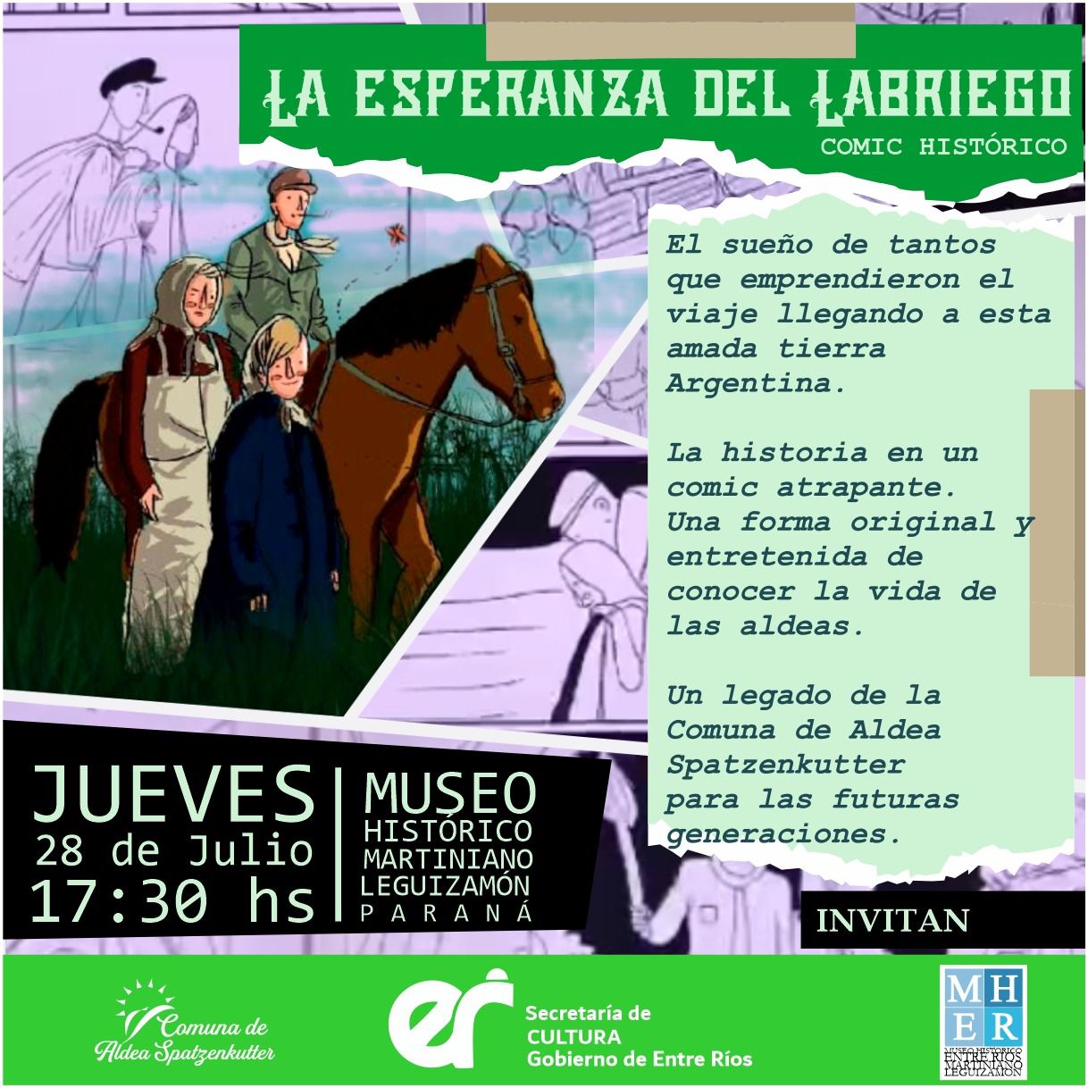 Mostrarán la historia de Aldea Spatzenkutter en formato comic Mostrarán la historia de Aldea Spatzenkutter en formato comic