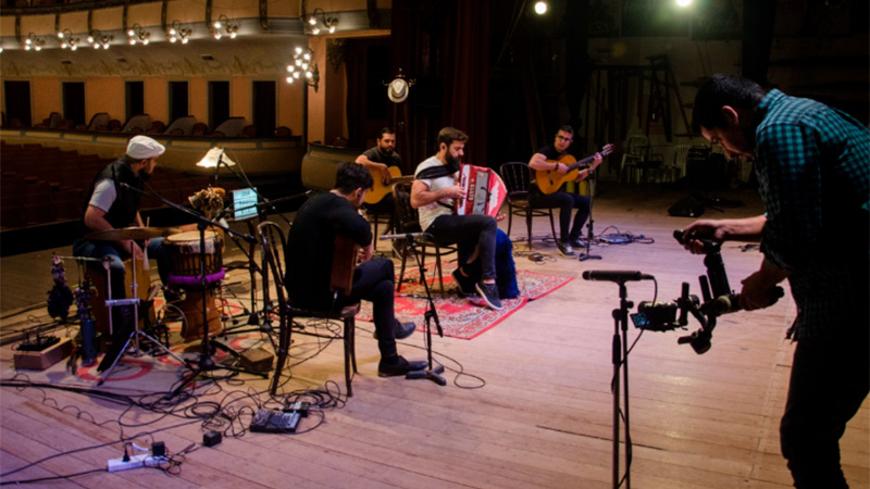Artistas locales grabaron sus proyectos en el Teatro 3 de Febrero Artistas locales grabaron sus proyectos en el Teatro 3 de Febrero