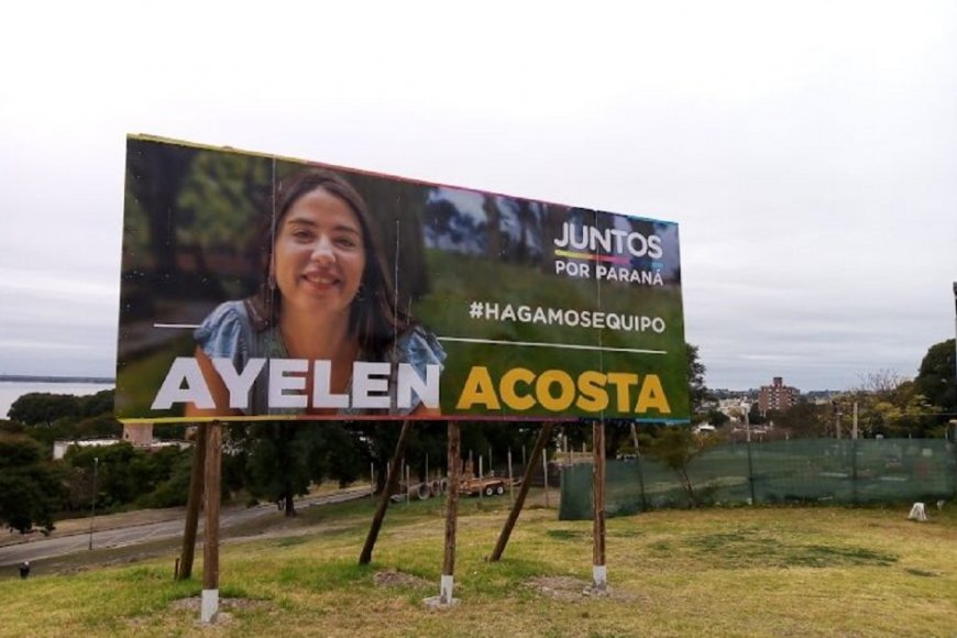 Acosta: “A mí el municipio no me intimo, yo no puse el cartel” Acosta: “A mí el municipio no me intimo, yo no puse el cartel”