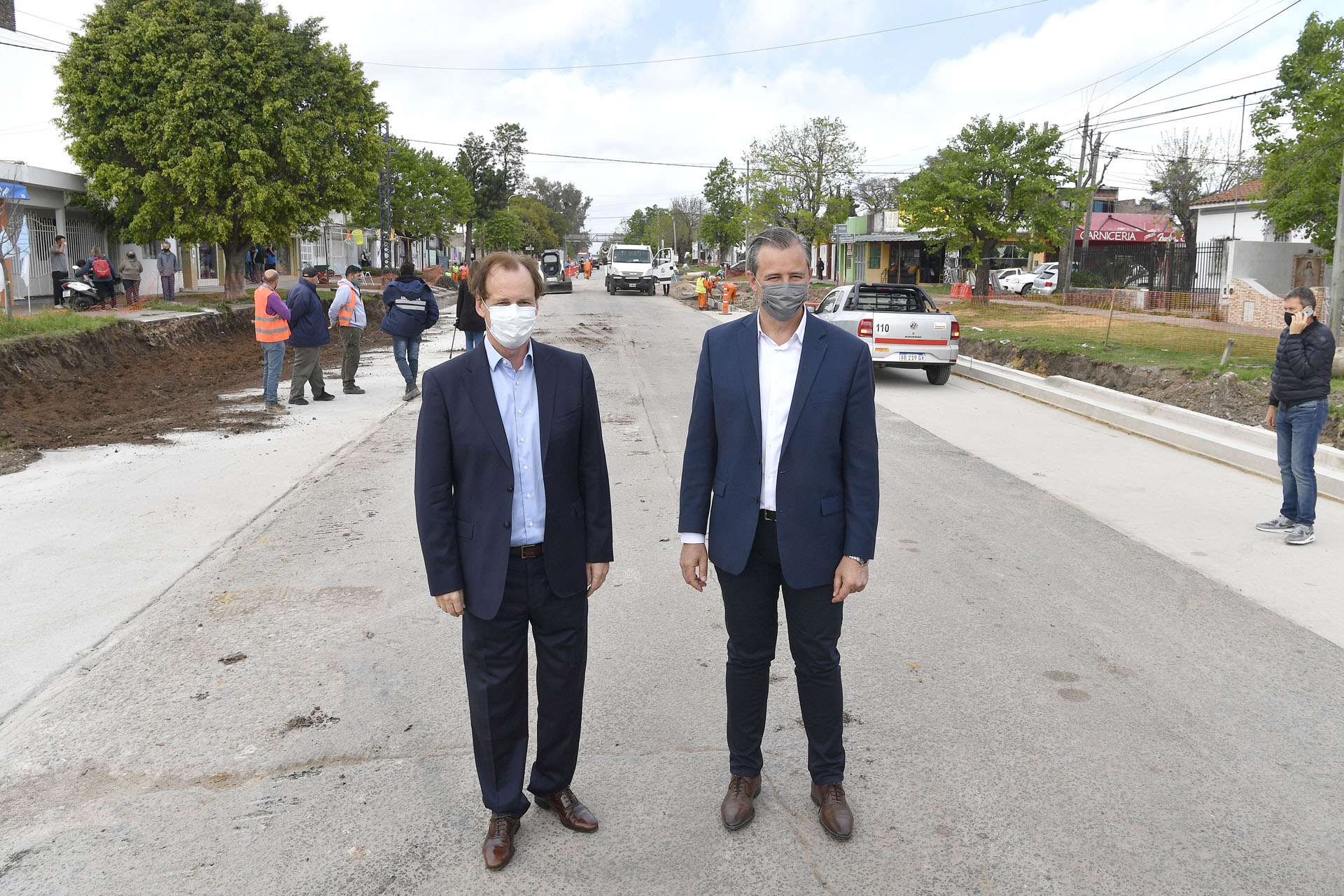 Bordet y Bahl anunciaron la ampliación de Avenida Zanni hasta el límite con Oro Verde Bordet y Bahl anunciaron la ampliación de Avenida Zanni hasta el límite con Oro Verde