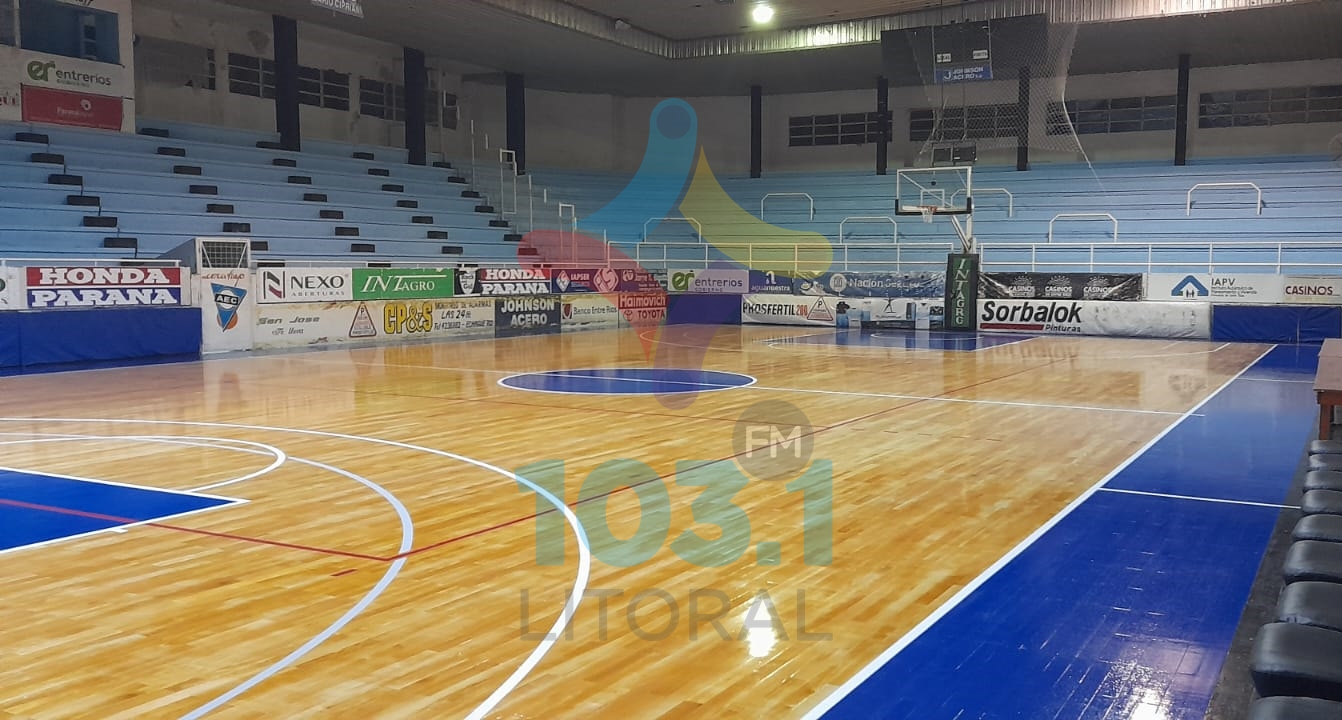 Echagüe presentó el nuevo piso de su estadio Echagüe presentó el nuevo piso de su estadio