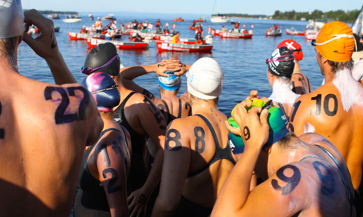 Roberval 10 Km y 60ª Cruce del Lago San Juan - Cánada... - Natación