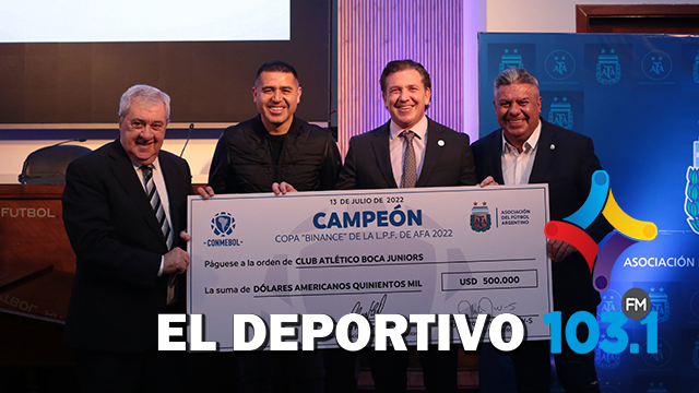 Conmebol le entregó a Boca un premio por ser campeón