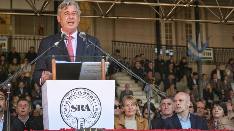 El presidente de la Sociedad Rural exigió la «total liberación de los mercados» El presidente de la Sociedad Rural exigió la «total liberación de los mercados»