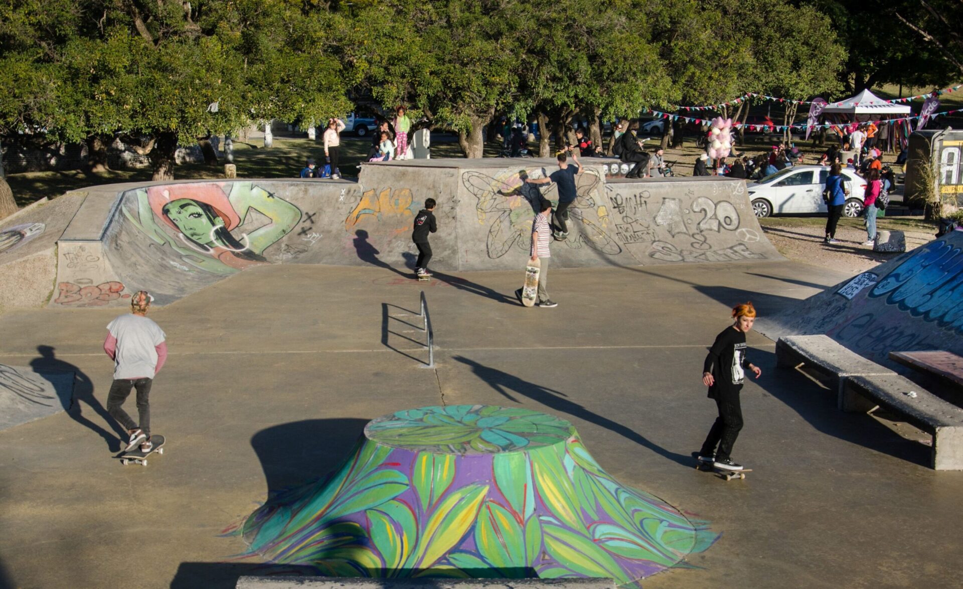 Se realizó un nuevo encuentro de Arte Joven en el Skatepark