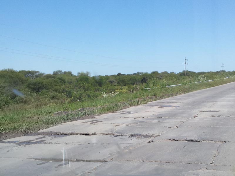 Lena reclamó por el estado de la Ruta Nacional 127
