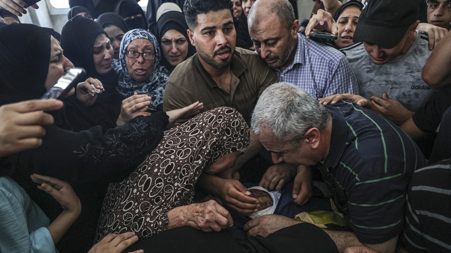 El comandante de Yihad Islmica Khaled Mansur fue muerto en un ataque areo contra un departamento en el campamento de refugiados de la ciudad de Rafah Foto AFP