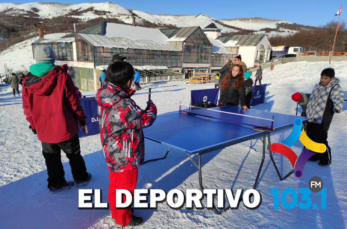 El Tenis de Mesa en la Nieve es posible El Tenis de Mesa en la Nieve es posible