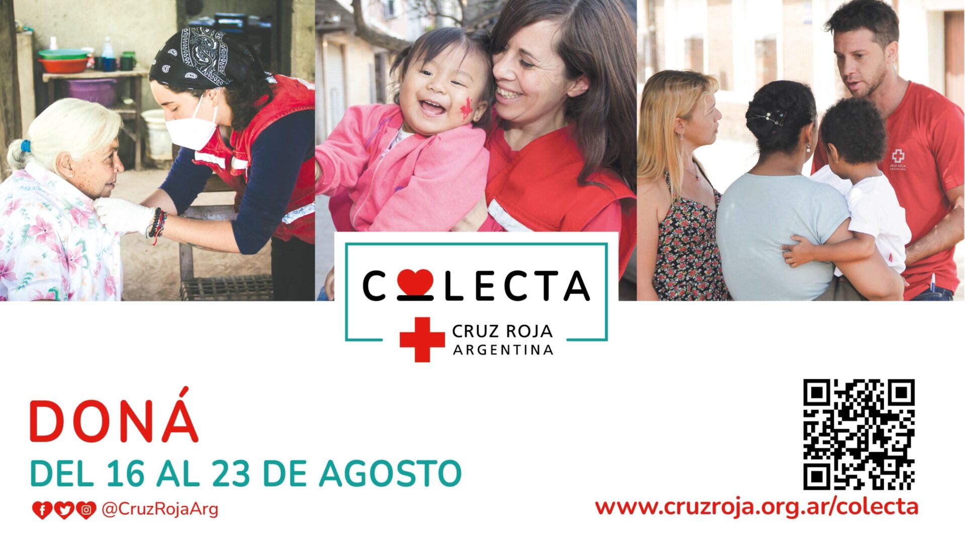 La Cruz Roja Argentina realizará su primera colecta nacional