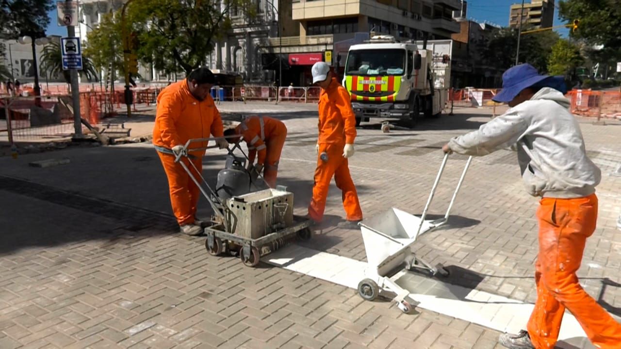 Este lunes se habilita el tránsito en calles Monte Caseros y 25 de Mayo