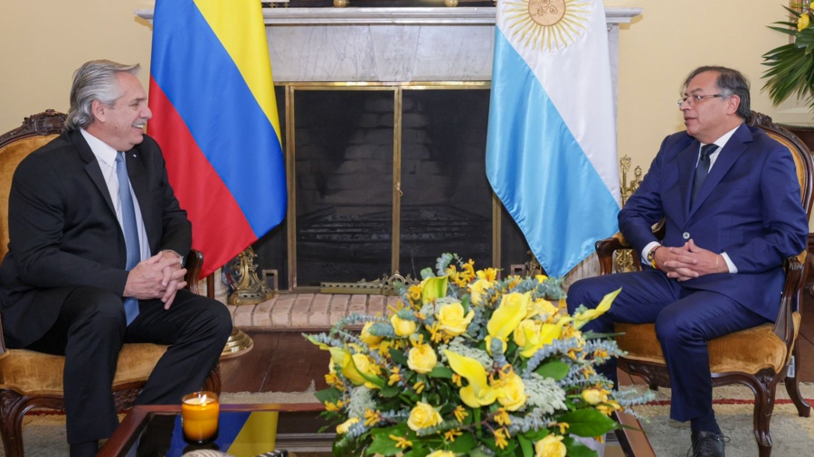 Alberto Fernández se reunió con Gustavo Petro y lo invitó a venir a la Argentina Alberto Fernández se reunió con Gustavo Petro y lo invitó a venir a la Argentina