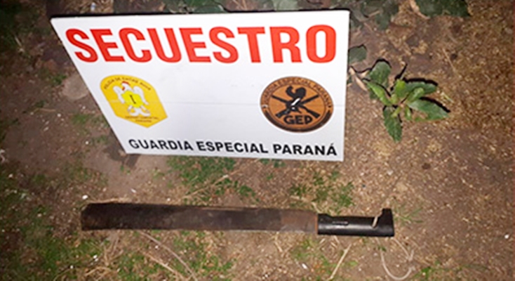 Detuvieron a un hombre que atacó a su ex pareja con un machete
