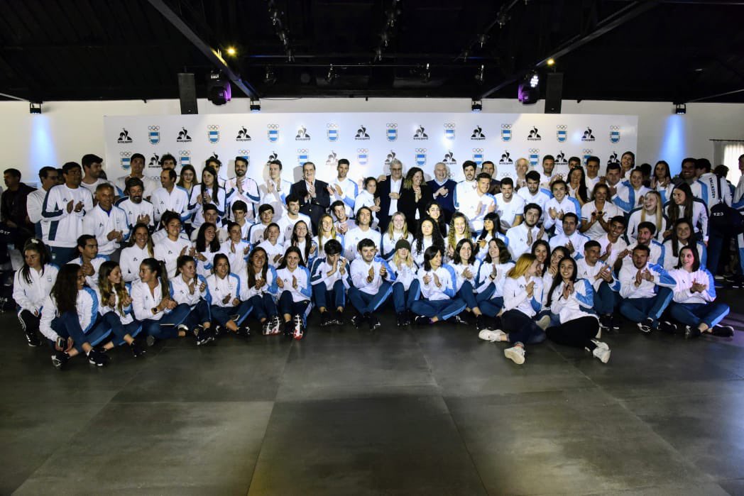 La delegación argentina para los Suramericanos Asunción 2022