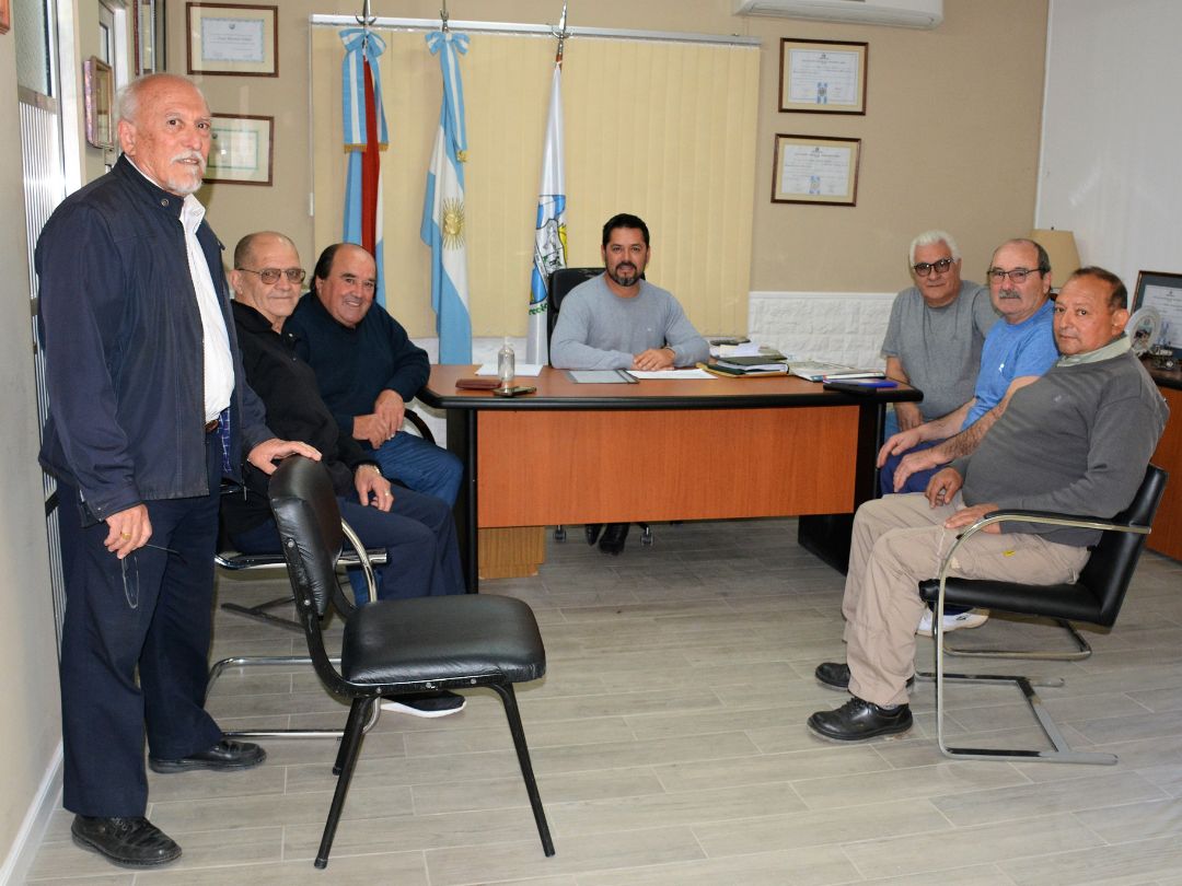 El Intendente de Oro Verde recibió a veteranos del conflicto del Canal de Beagle
