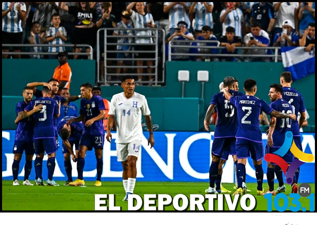 Amistoso internacional: Con un Messi intratable, Argentina goleó a Honduras en Miami