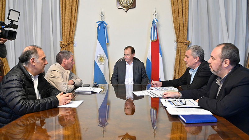 Bordet analizó con el ministro Ballay detalles del Presupuesto 2023