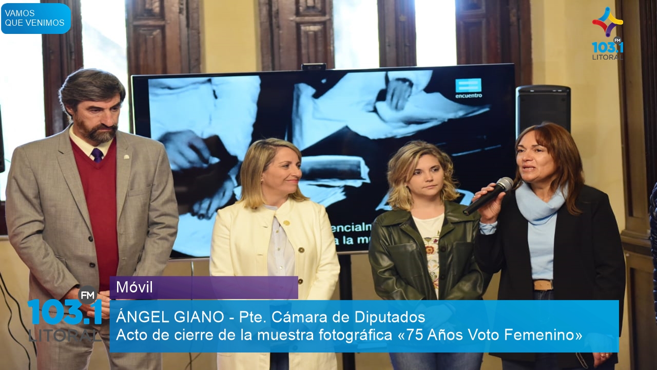 La Cámara de Diputados conmemoró los 75 años de la Ley de Voto Femenino