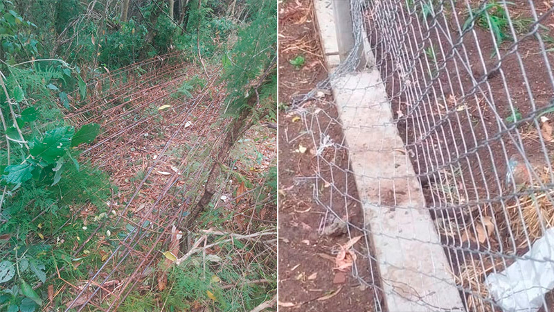 Recuperaron estructuras robadas en la Toma Vieja Recuperaron estructuras robadas en la Toma Vieja
