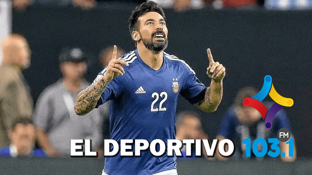 Ezequiel Lavezzi visitó al seleccionado argentino en Miami