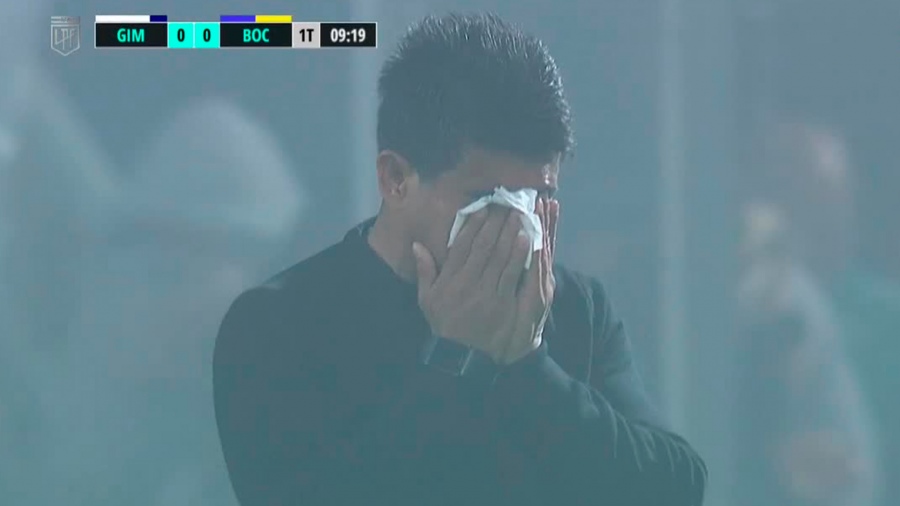 El Negro Ibarra con los ojos afectados Captura de pantalla