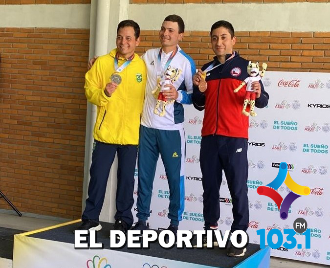 Alexis Eberhardt brilló como el Oro en la prueba de Rifle 3 posiciones 50 metros Alexis Eberhardt brilló como el Oro en la prueba de Rifle 3 posiciones 50 metros