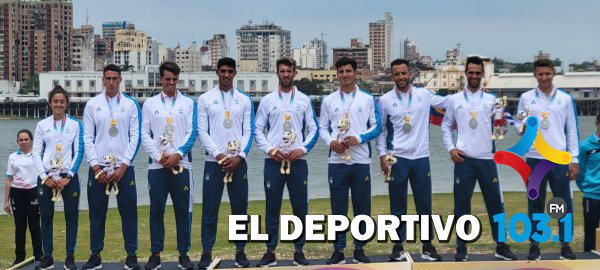 En Remo, el Ocho Remos Largos con Timonel se llevó la medalla de Plata