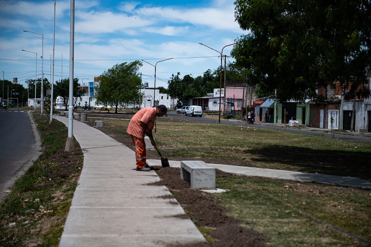 La renovación del Paseo Ituzaingó se encuentra en su etapa final