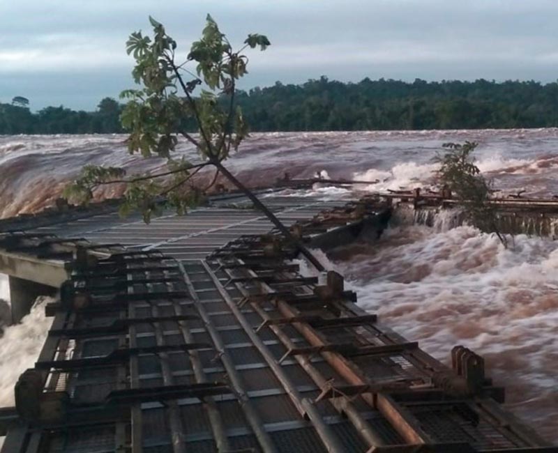 Se viene el agua: Represas brasileras abrieron compuertas