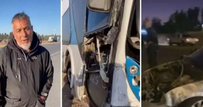 La banda Kapanga sufrió un violento choque en Carmen de Areco La banda Kapanga sufrió un violento choque en Carmen de Areco