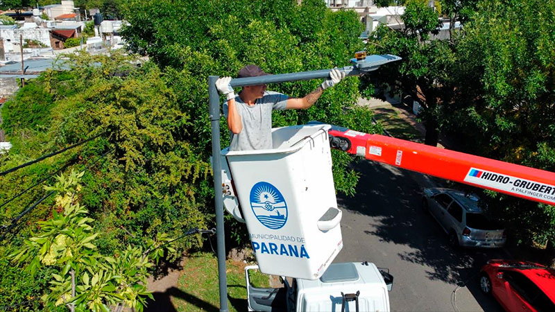La Municipalidad planea que en 2023 el 50% del alumbrado sea con Led La Municipalidad planea que en 2023 el 50% del alumbrado sea con Led
