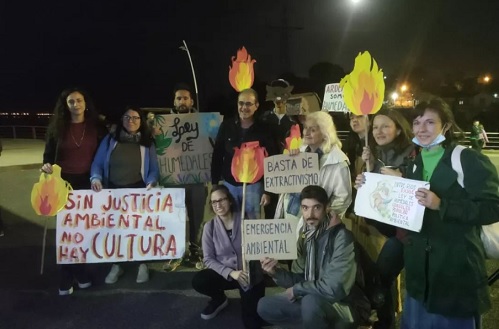 Protestaron contra las quemas y reclamaron Ley de Humedales Protestaron contra las quemas y reclamaron Ley de Humedales