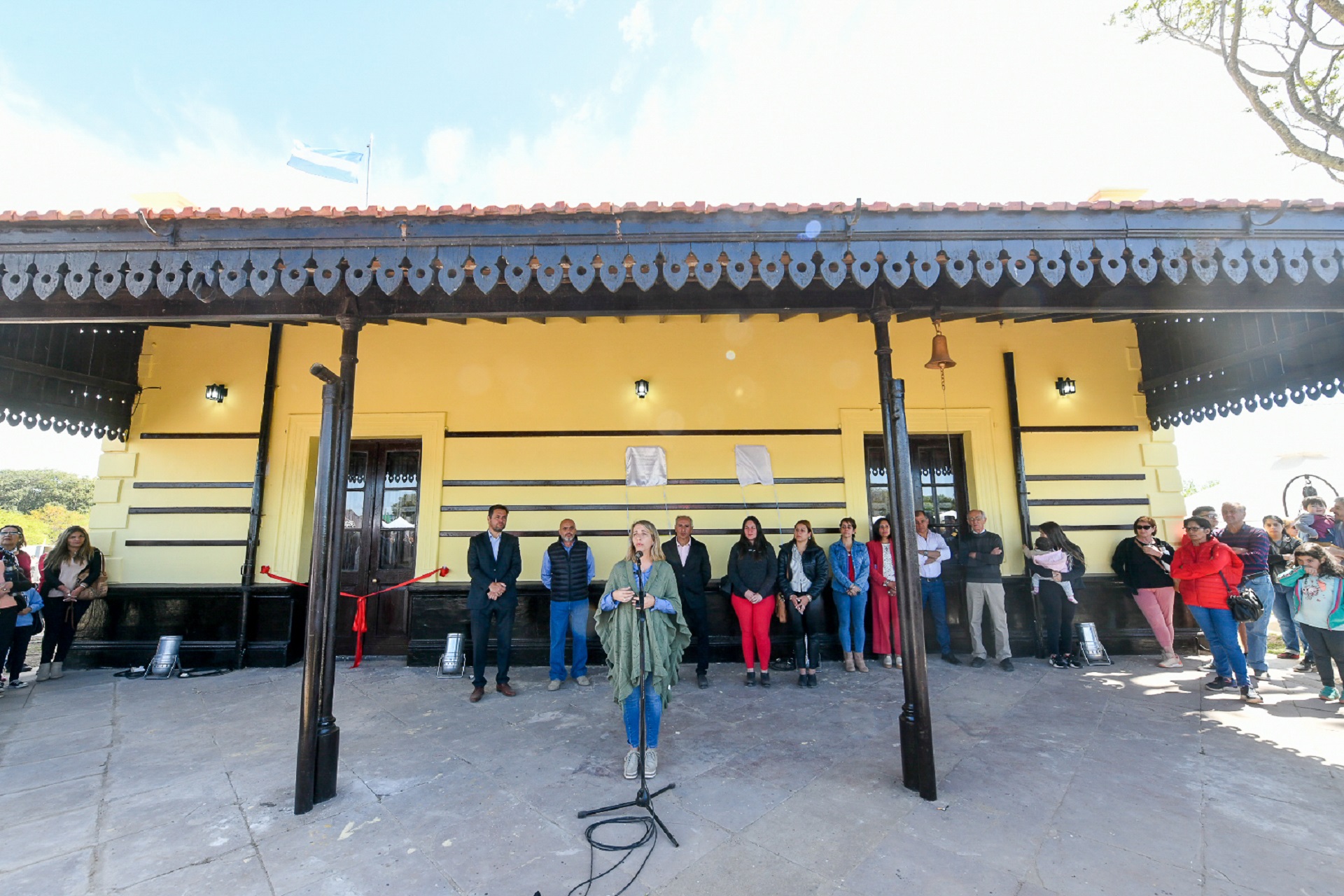 Se inauguró en Antelo el nuevo paseo en la vieja estación ferroviaria Se inauguró en Antelo el nuevo paseo en la vieja estación ferroviaria