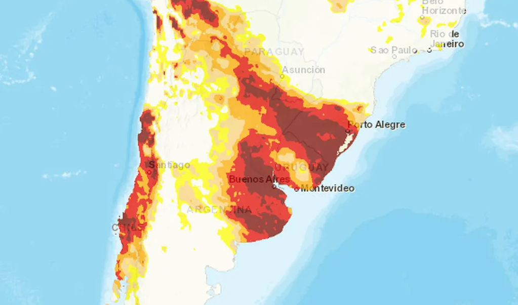 Argentina podría perder más del 6% del PBI por las sequías y olas de calor Argentina podría perder más del 6% del PBI por las sequías y olas de calor