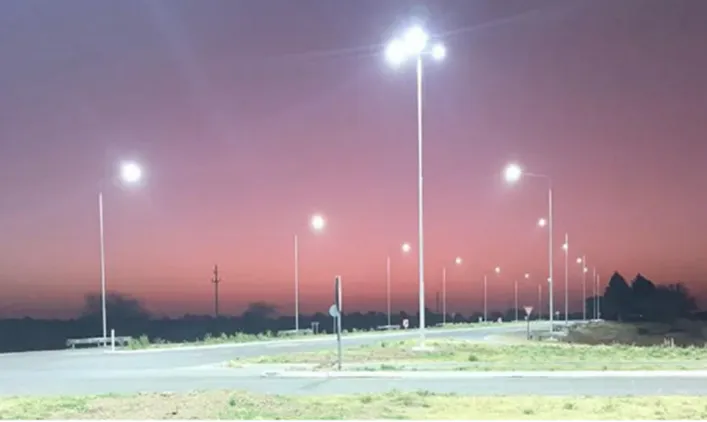 Instalarán luminarias led en los cruces de rutas nacionales y provinciales para mejorar la seguridad vial